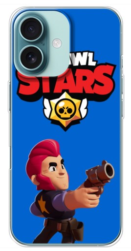 Чехол с картинкой "Шериф Colt" для iPhone 16 Plus