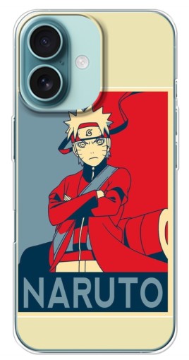 Силиконовый чехол с изображением "Удзумаки Naruto" для iPhone 16 Plus