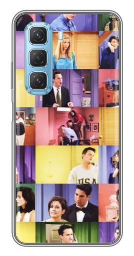 Чехол с печатью "Актеры Друзья" для Infinix Hot 50 5G