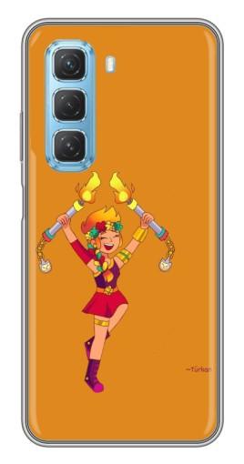 Чехол с картинкой "Амбер ликует" для Infinix Hot 50 5G