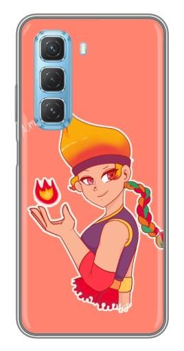Чехол с принтом "Amber с огоньком" для Infinix Hot 50 5G