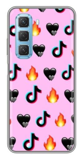 Чехол с принтом "Арт ТикТок" для Infinix Hot 50 5G