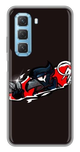 Чехол с картинкой "Ассасин Ворон" для Infinix Hot 50 5G