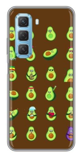 Чехол с принтом "Авокадики" для Infinix Hot 50 5G