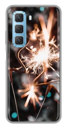 Силиконовый чехол с изображением "Бенгальские огни" для Infinix Hot 50 5G
