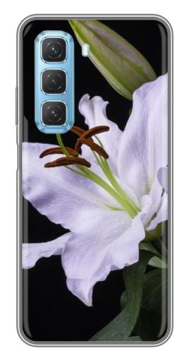 Чехол с печатью "Большая лилия" для Infinix Hot 50 5G