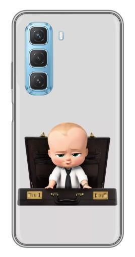 Силиконовый чехол с изображением "Босс с чемоданом" для Infinix Hot 50 5G