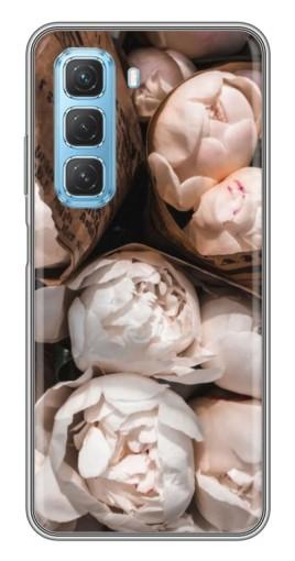 Силиконовый чехол с изображением "Букет пионов" для Infinix Hot 50 5G