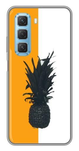 Чехол с картинкой "Черный Ананас" для Infinix Hot 50 5G