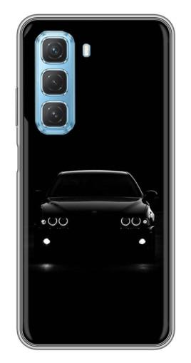 Силиконовый чехол с изображением "Черный бумер" для Infinix Hot 50 5G