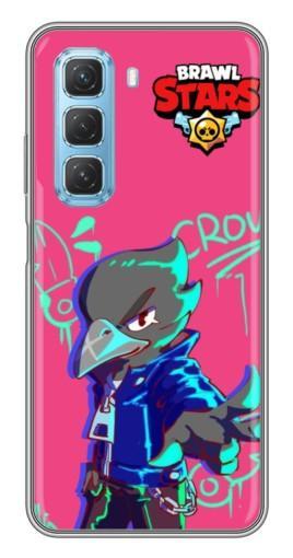 Силиконовый чехол с изображением "Crow Asassin" для Infinix Hot 50 5G