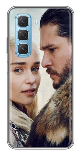 Чехол с печатью "Дейнерис и Сноу" для Infinix Hot 50 5G