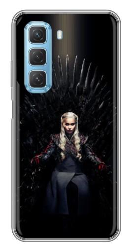 Силиконовый чехол с изображением "Дейнерис на троне" для Infinix Hot 50 5G