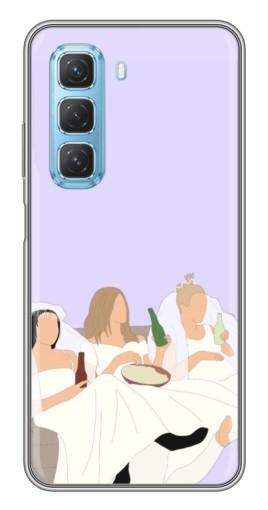 Чехол с принтом "Девушки Друзья" для Infinix Hot 50 5G