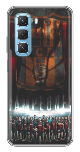 Силиконовый чехол с изображением "FCB Campeones" для Infinix Hot 50 5G