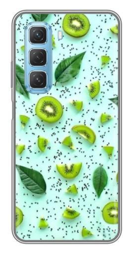 Чехол с картинкой "Фон киви" для Infinix Hot 50 5G