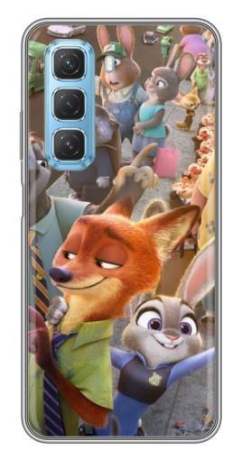 Чехол с картинкой "Герои Зверополис" для Infinix Hot 50 5G