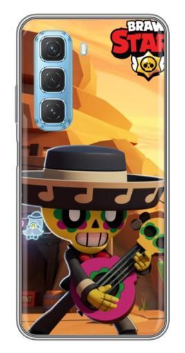 Чехол с печатью "Гитарист Poco" для Infinix Hot 50 5G