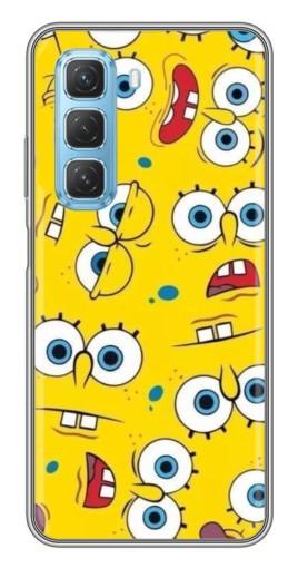 Чехол с печатью "Глаза Спанч-Боба" для Infinix Hot 50 5G