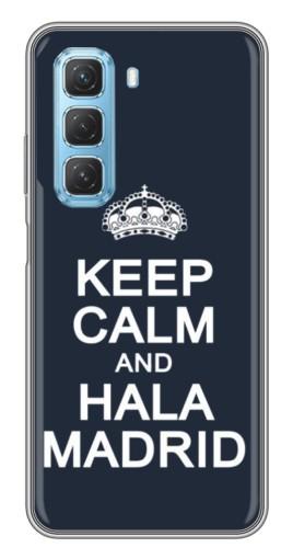 Чехол с печатью "Hala Madrid" для Infinix Hot 50 5G