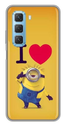 Чехол с печатью "I Love Minion" для Infinix Hot 50 5G