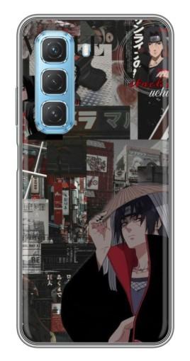 Чехол с принтом "Итачи комиксы" для Infinix Hot 50 5G
