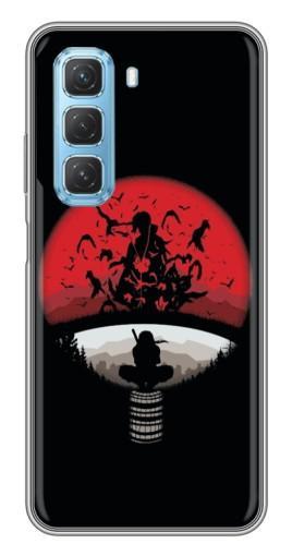 Чехол с картинкой "Итачи на черном" для Infinix Hot 50 5G