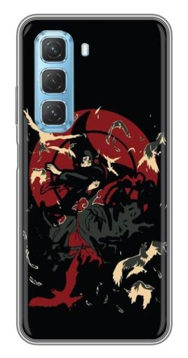 Чехол с картинкой "Итачи с воронами" для Infinix Hot 50 5G