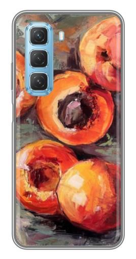 Чехол с принтом "Картина персики" для Infinix Hot 50 5G