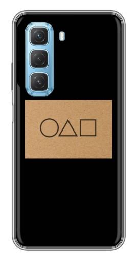 Чехол с принтом "Карточка Кальмара" для Infinix Hot 50 5G