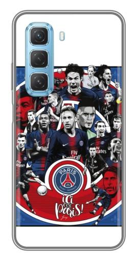 Чехол с печатью "Команда PSG" для Infinix Hot 50 5G