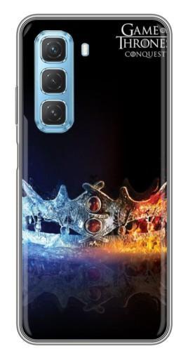 Силиконовый чехол с изображением "Корона" для Infinix Hot 50 5G