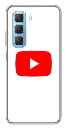 Чехол с печатью "Красная кнопка" для Infinix Hot 50 5G