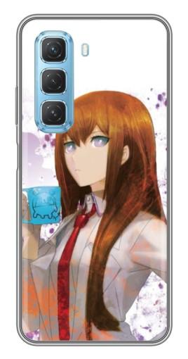 Чехол с картинкой "Курису с чашкой" для Infinix Hot 50 5G