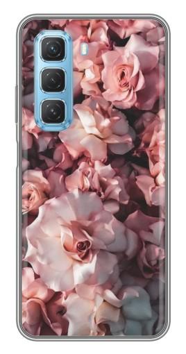 Чехол с картинкой "Куст роз" для Infinix Hot 50 5G