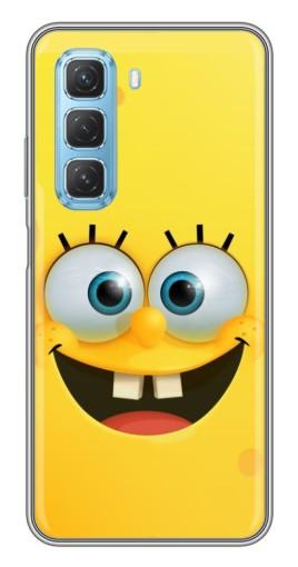 Силиконовый чехол с изображением "Квадратный Губка Боб" для Infinix Hot 50 5G