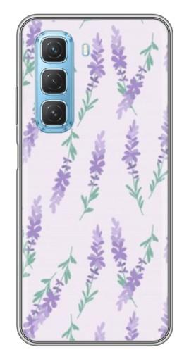 Чехол с печатью "Лавандовый фон " для Infinix Hot 50 5G