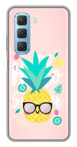 Чехол с картинкой "Летний ананас" для Infinix Hot 50 5G