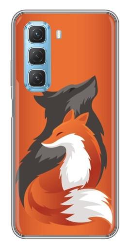 Чехол с картинкой "Лиса ART" для Infinix Hot 50 5G