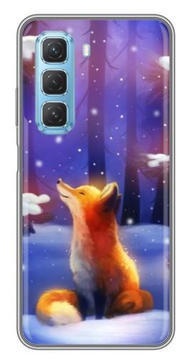 Чехол с картинкой "Лисичка в лесу" для Infinix Hot 50 5G
