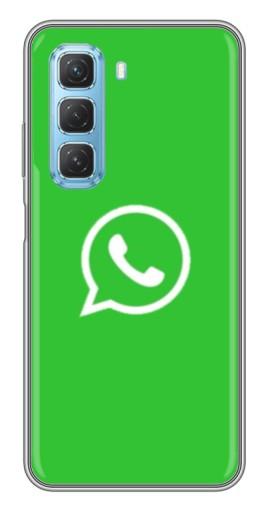 Чехол с картинкой "Лого Вацап" для Infinix Hot 50 5G