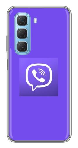 Чехол с картинкой "Лого Viber" для Infinix Hot 50 5G