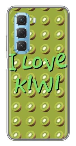 Силиконовый чехол с изображением "Love Kiwi" для Infinix Hot 50 5G