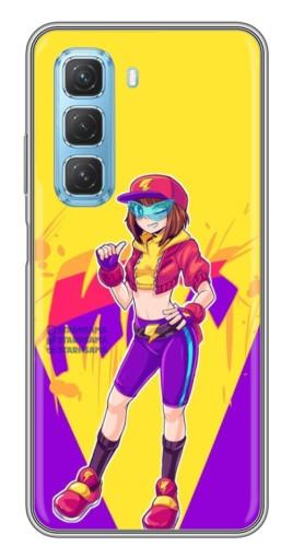 Чехол с печатью "Макс Бравл Старс" для Infinix Hot 50 5G