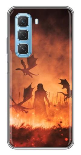 Чехол с картинкой "Мать драконов" для Infinix Hot 50 5G