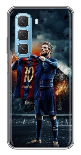 Чехол с принтом "Месси с футболкой" для Infinix Hot 50 5G