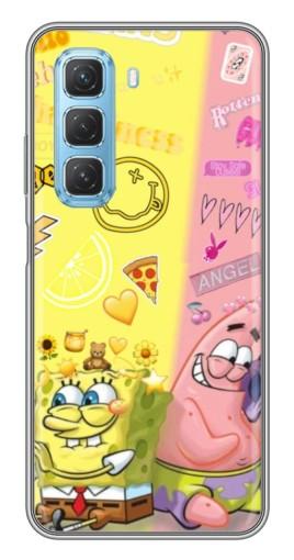 Чехол с принтом "Модный разговор" для Infinix Hot 50 5G