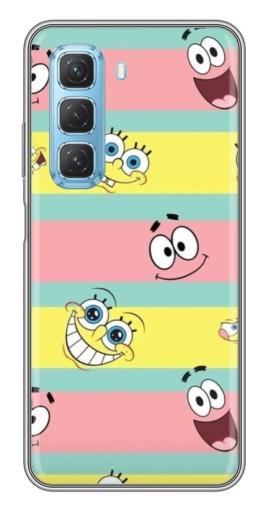 Силиконовый чехол с изображением "Мордашки" для Infinix Hot 50 5G