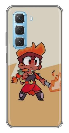 Чехол с печатью "Нарисованная Amber" для Infinix Hot 50 5G
