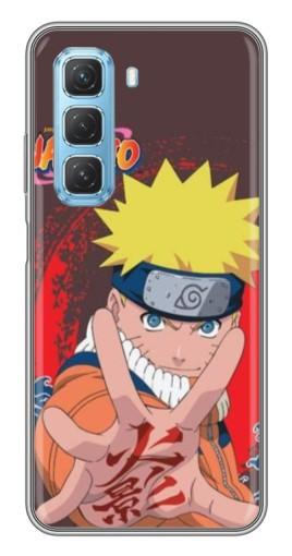 Чехол с принтом "Naruto атакует" для Infinix Hot 50 5G